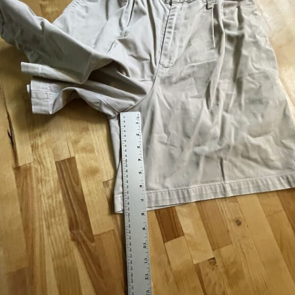 Ralp Lauren Sport Shorts Beige Wide Leg Flare Pony Logo Womens sz 12 EUC - Picture 9 of 11